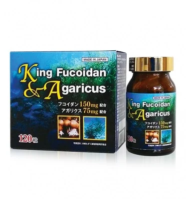 King Fucoidan & Agaricus Japan 120 viên
