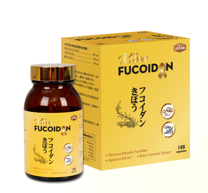 Kibou Fucoidan – Fucoidan vàng 3 thành phần - Hỗ trợ ung thư