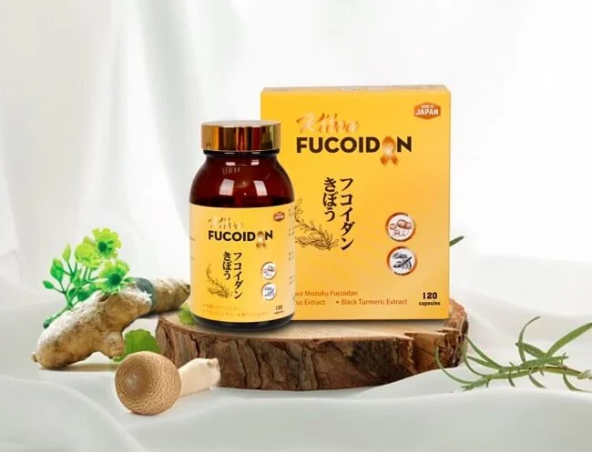 Sản phẩm Kibou Fucoidan - Fucoidan Nghệ đen