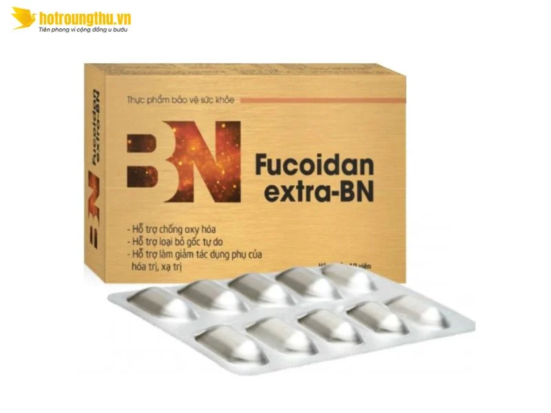 Fucoidan Extra BN được sản xuất bởi công ty CP phát triển Dược Vesta